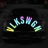 HighContrast TextStyle Automotive Vinyl Decal  Graphic Set 6