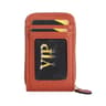 Vintage RFIDBlocking Card Case  Luxury PU Leather Secure Zipper Wallet 10