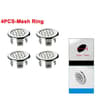 4Piece Universal Sink Overflow Covers  Decorative Basin Drain Hole Accents 7