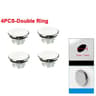 4Piece Universal Sink Overflow Covers  Decorative Basin Drain Hole Accents 8