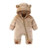 Thickened Fleece Bear Paw Jumpsuit 6