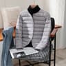 Womens UltraLightweight Slim White Duck Down Jacket 10