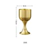 Pure Copper Chalice Cup  Artisanal Brass Beverage Goblet 7