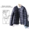 Womens Convertible Neckline Ultralight Down Jacket 13