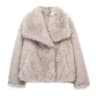 Plush Fluffy Faux Fur Jacket  Modern Winter Thermal Outerwear 10