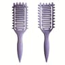 Curl Defining Styling Brush  Hollow Boar Bristle Detangling  Shaping Tool 9