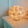 Romantic Rose Gold Crystal Flower Lamp 7