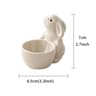 Handcrafted Ceramic Rabbit Egg Cup  Desktop Ornament 7