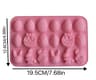 18Cavity Easter Bunny And Egg Silicone Baking Mold 8