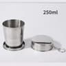 Stainless Steel Retractable Folding Cup And Portable Camping Teaware 7