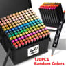 Dual Brush Tip Permanent Alcohol Markers  Professional Art Set For Drawing  Sketching 9