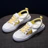Breathable White Mesh FishMouth Sandals  Elegant Transparent Mesh Casual Shoes 7