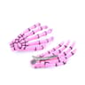 Skull Hand Bone Hairpin Set  2Piece Ghost Skeleton Gripper Hair Clips 8