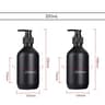 Matte Black Luxury Dispenser Set  300500ml Refillable Bathroom  Hotel Containers 6