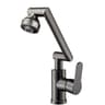 Multifunctional Robotic Arm Basin Faucet  1080 Universal Rotating DualMode Sink Mixer 9