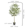 Mediterranean Artificial Olive Tree  HighEnd Lifelike Faux Indoor Greenery 9