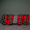 3D LED Digital Alarm Clock  Modern Wall  Desktop Timepiece 12