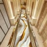Golden Abstract Marble Corridor Runner  Luxury NonSlip Passageway Carpet  Custom Stairway Rug 11