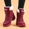 Womens HighPerformance Thermal Snow Boots  Waterproof MidCalf Hiking  Winter Boots 6