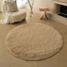 Soft Plush Circular Rug  Fluffy Kids Bedroom Play Mat  Nursery Floor Decor For Baby Room  Home Styl 15