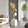 Luminous Wing Figure Model Sculpture  Large Nordic Style Resin Statue  Modern Living Room Luxury Or 3