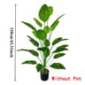 Giant Artificial Tree  Realistic Full Lush Greenery For Modern Indoor  Outdoor Sanctuary Decor 8