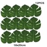 12Piece Tropical Palm Leaf Decor Set 7