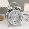 Twin Bell Night Light Alarm Clock  HighDefinition Chronometric Metal Sculpture 7
