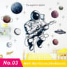 Celestial Narrative Mural  HighDefinition Astronaut Architectural Graphics 7