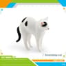 Feline Narrative Sculpture  HighDefinition Lying Orange Cat Architectural Ornament 16