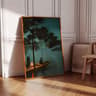 Ancient Pine Tree Wall Art  Japanese Zen Plant Decor  Oriental Nature Poster  Calm Forest Canvas Pa 22