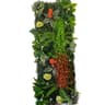 Artificial Meadow Flower Wall  16x47 In Lush Green Grass Panel  Floral Backdrop For Wedding Window  22