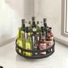 Rotatable Kitchen Spice Rack  360 Degree Turntable Organizer  MultiFunctional Storage For Cabinets  8