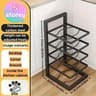Adjustable Stainless Steel Pot Rack  MultiLayer Household Pan Organizer  HeavyDuty Kitchen Storage  10