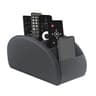 PU Leather Remote Control Holder  5Compartment TV Caddy  Desktop Organizer  Luxury Faux Leather Med 9