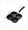 Medical Stone 4Hole Omelette Pan  NonStick Egg Burger  Dumpling Pot  Professional Breakfast Frying  7