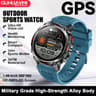 GPS Map Navigation Smart Watch  AMOLED Screen 3ATM Waterproof  Compass  Pro Mens  Womens NFC BT Cal 9