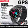 GPS Map Navigation Smart Watch  AMOLED Screen 3ATM Waterproof  Compass  Pro Mens  Womens NFC BT Cal 0