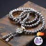 Tactical Steel Buddha Beads  Wearable Defense Chain Necklace  HighYield EDC Protection Hub 7