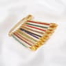 Rhinestone Safety Pin Brooches  Sweater  Shawl Hardware Clips  HighYield Sartorial Interaction Hub 9