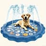 HeavyDuty SmartSpray Outdoor Pet Bath  Cooling Basin 6