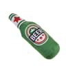 Plush Happy Hour Beer Bottle Dog Toy  BiteResistant Squeaky Interactive Chewer 10