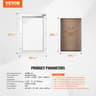 Aluminum Pet Door  Weatherproof Flap System With Locking Security Panel 9