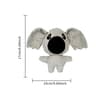 Corduroy Squeaky Plush Toy  Durable BiteResistant Chew For Small  Medium Dogs 9