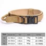 Tactical Dog Collar  Bungee Leash Set  MilitaryGrade Training Gear For Medium  Large Breeds 9