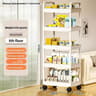 5Tier Mobile Storage System  MultiFunctional Rolling Organization Cart For Modern Living Spaces 6