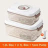 VacuumSealed Freshness Management System  HighPerformance Refrigerator Food Storage Container  Drai 12