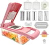 12in1 Culinary Processing System  HighVelocity Vegetable Chopper Slicer And Precision Grater 9
