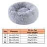 UltraSoft Faux Fur Calming Donut Bed 9