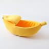 Cozy Banana Peel Calming Cat Bed 9
